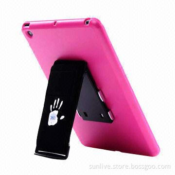 360° Rotating Plastic Case for iPad 2/3, with Hand Strap and Landscape Stands